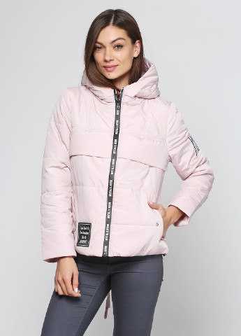 Светло-розовая демисезонная куртка ZUBRYTSKAYA