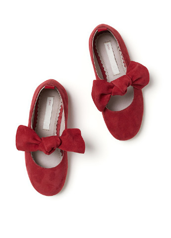 Красные туфли на низком каблуке H&M