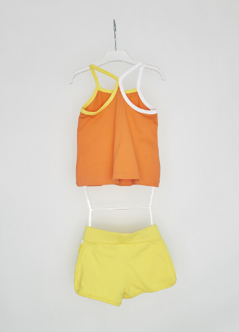 Оранжевый летний комплект (майка, шорты) Sprint