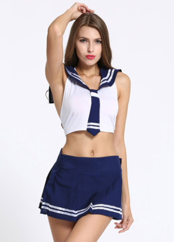 Сексуальный соблазнительный эротический игровой костюм Школьница – эротическое белье Langsha (251318779)