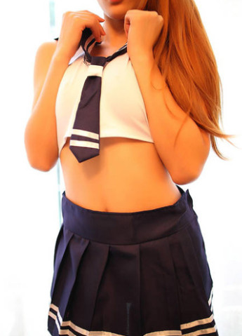 Сексуальный соблазнительный эротический игровой костюм Школьница – эротическое белье Langsha (251318779)