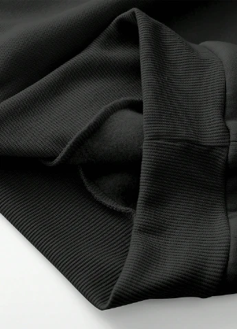 Чорний світшот SHEIN новорічний без декору (331623892)