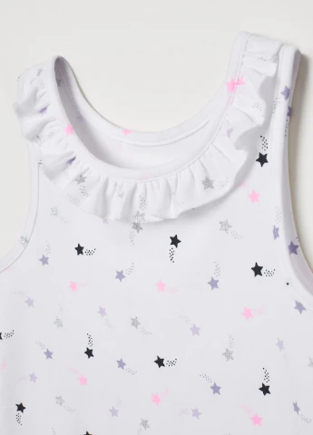 Білий демісезонний комплект (майка, труси) H&M