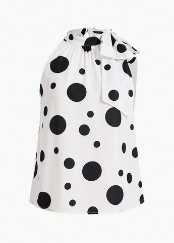 Чёрно-белую блуза SHEIN