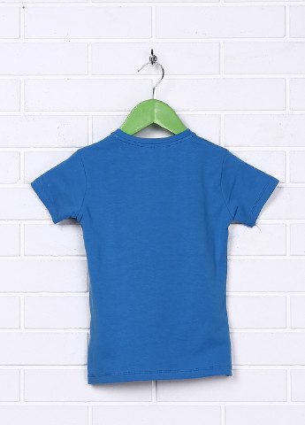 Синяя летняя футболка с коротким рукавом Kyex Kids