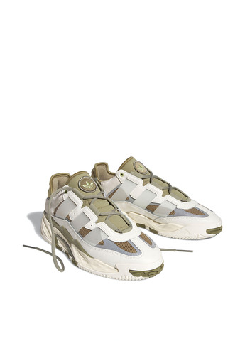 Сіро-зелені всесезонні кросівки adidas NITEBALL ORIGINALS