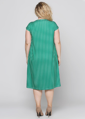 Зелена кежуал плаття, сукня Ut в горошок