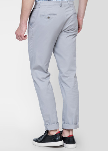 Светло-серые кэжуал демисезонные чиносы брюки Arber
