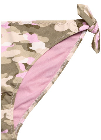 Цветные купальные трусики-плавки с камуфляжным принтом H&M