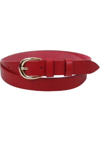 Жіночий шкіряний ремінь 110-130х25 см Skipper (233420671)