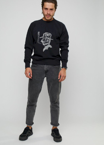 Черный свитшот мужской YAPPI (198688767)
