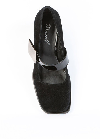 Brocoli Туфлі мері джейн чорний з натуральна замша, — демісезон (311256775)