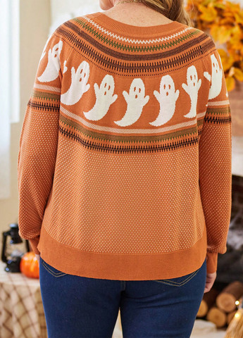 Оранжевый демисезонный джемпер джемпер SHEIN