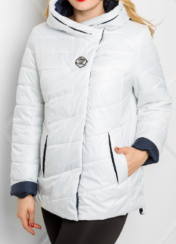 Белая демисезонная куртка Fashion Club