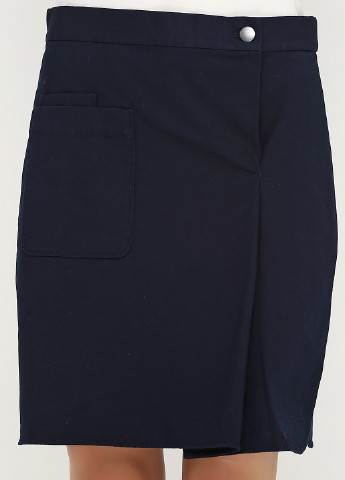 Темно-синяя кэжуал однотонная юбка Cos мини