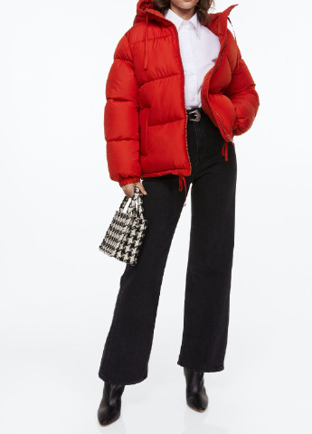 Помаранчева зимня куртка H&M