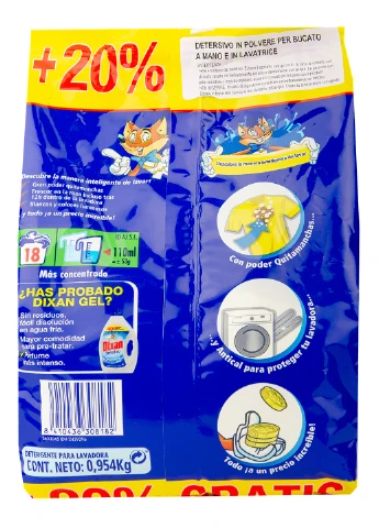 Порошок для стирки Total 18 стирок 990 г Dixan (215113286)