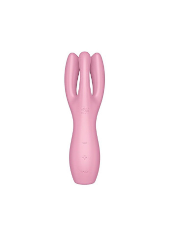 Клиторальный вибратор Threesome 3 Pink с тремя пальчиками Satisfyer (253906345)