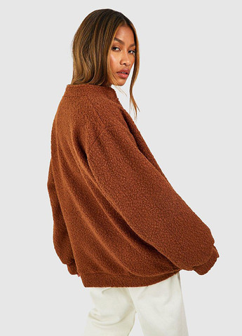 Коричневая демисезонная куртка Boohoo