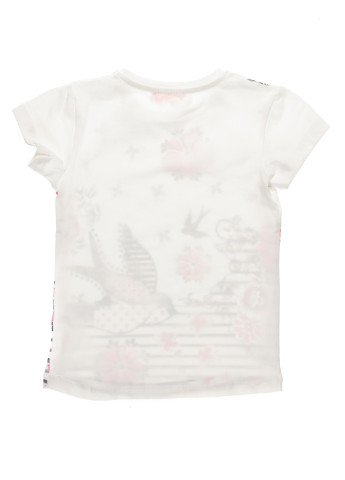 Белая летняя футболка с коротким рукавом Watch Me