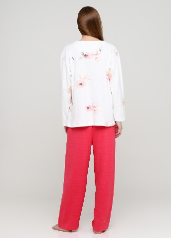 Фуксиновая всесезон пижама (лонгслив, брюки) лонгслив + брюки Glisa