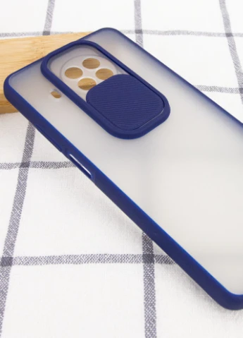 Чохол Camshield mate TPU зі шторкою для камери для Xiaomi Mi 10T Lite / Redmi Note 9 Pro 5G Синій (is_00000042626_5) Epik (237824585)