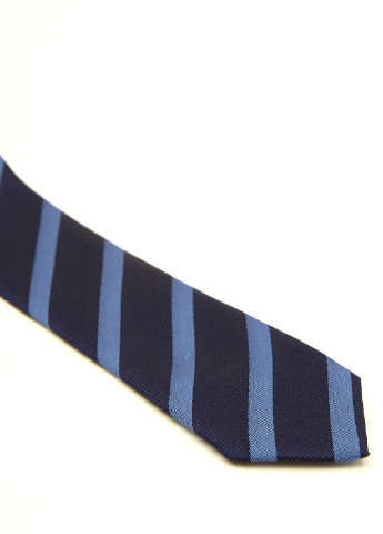 Краватка DeFacto стандартний смужка темно-синя бавовна