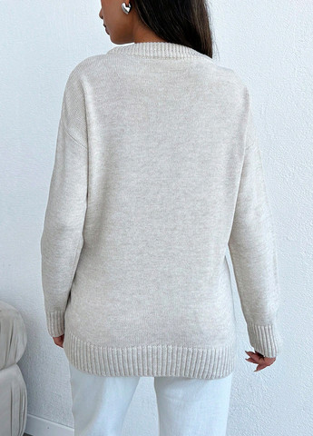 Молочний демісезонний джемпер джемпер SHEIN