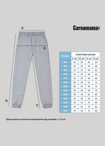 Черные спортивные демисезонные брюки джоггеры Garnamama