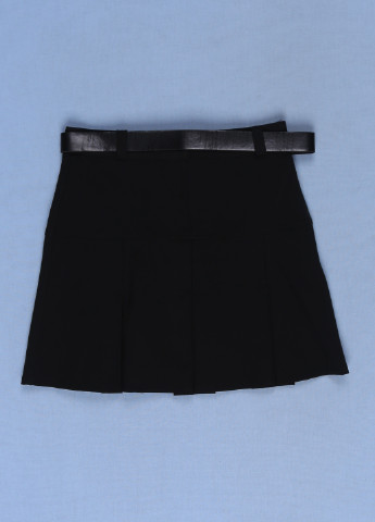 Черная кэжуал юбка Vivien а-силуэта (трапеция)