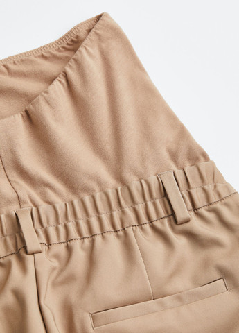 Бежевые кэжуал демисезонные каррот брюки H&M