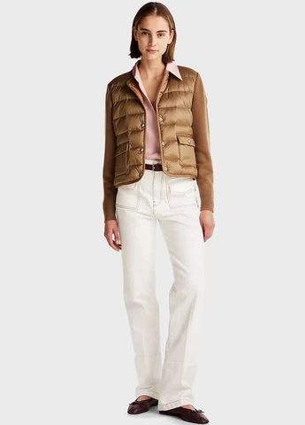 Коричневая демисезонная куртка Tommy Hilfiger