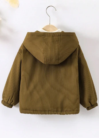 Оливкова (хакі) демісезонна куртка SHEIN