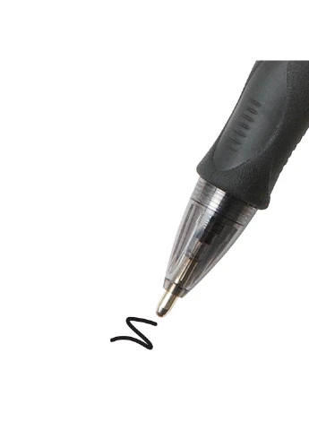 Ручка автоматична Atlantis Velocity Bold Масляна чорна 1,6 мм (VLGB361-BLK) Bic (255254770)