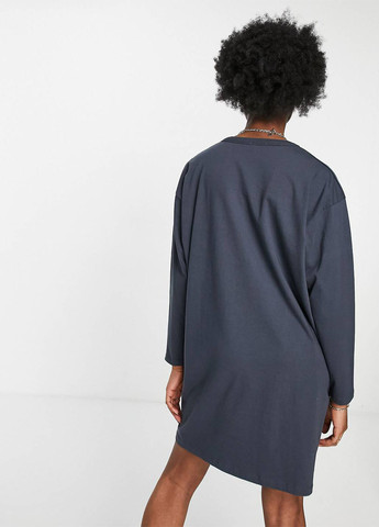Сіра кежуал сукня сукня-футболка Asos однотонна