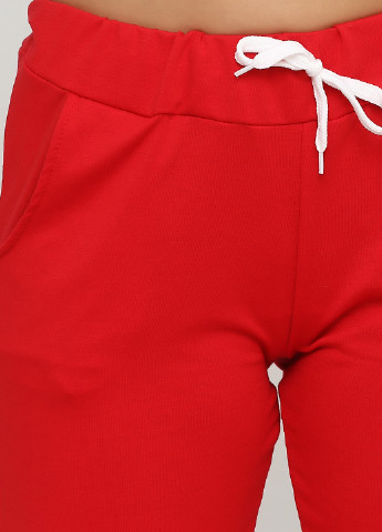 Красные спортивные демисезонные джоггеры брюки Sport
