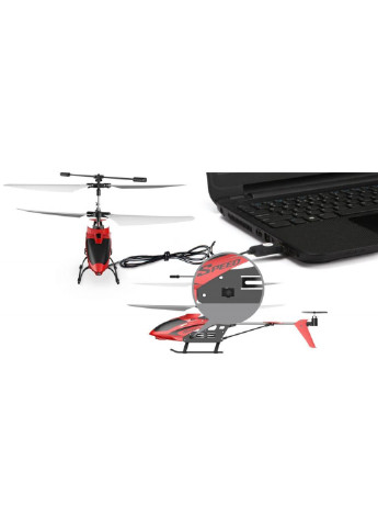 Радиоуправляемая игрушка Вертолёт 2.4 ГГц 23 см со светом, барометром (S5H_red) Syma (251224471)