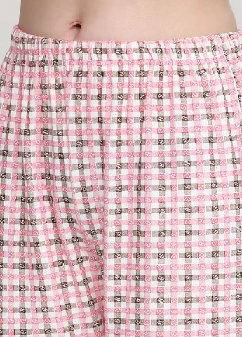 Рожева зимня комплект щільний трикотаж (світшот, штани) Good Night Pajama