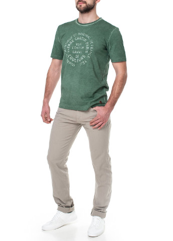 Хакі (оливкова) футболка Pierre Cardin