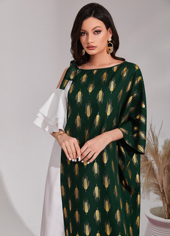 Комбінована кежуал сукня а-силует SHEIN колор блок