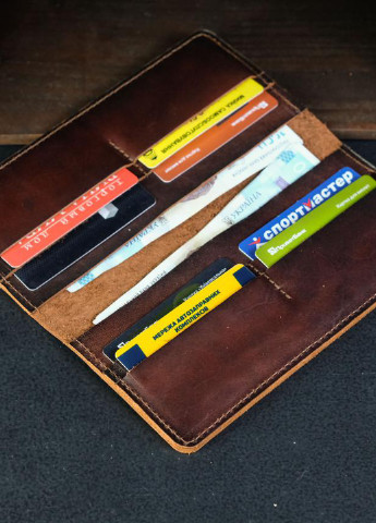 Женский кожаный кошелек клатч Лонг на 8 карт Berty (253862848)