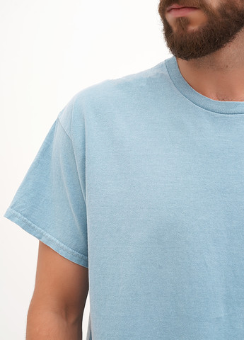 Сіро-голубий футболка Gildan