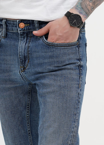 Синие демисезонные слим джинсы C&A