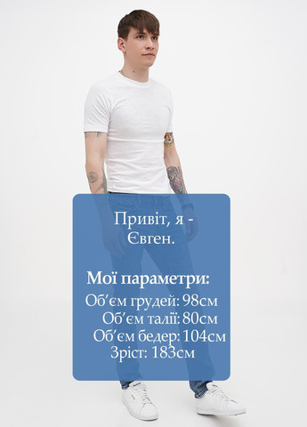 Синие демисезонные слим джинсы C&A