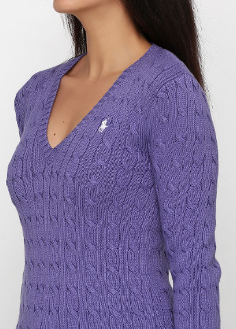 Сиреневый демисезонный пуловер пуловер Ralph Lauren