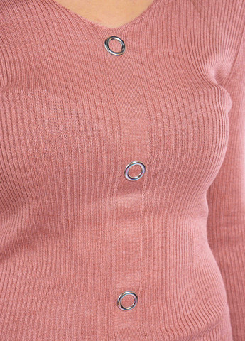Розово-коричневый демисезонный пуловер пуловер Time of Style