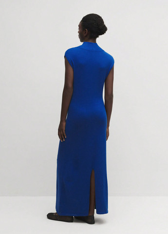 Синя кежуал сукня сукня светр SHEIN однотонна