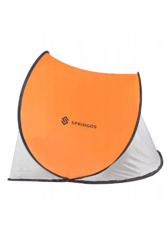 Пляжный тент Pop Up 200 x 120 см Grey/Orange Springos PT004 (239342665)