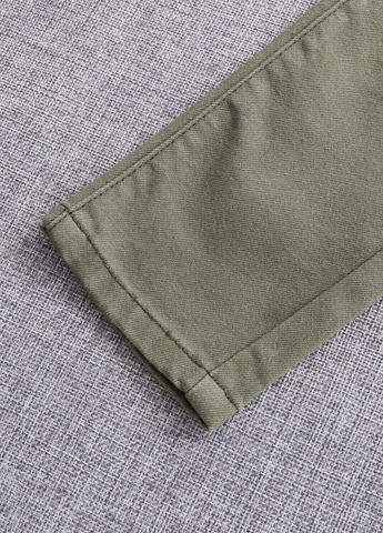 Хаки демисезонные афгани, зауженные джинсы SHEIN