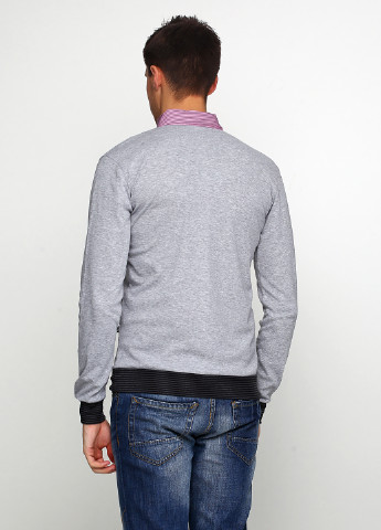 Серый демисезонный пуловер пуловер MSY